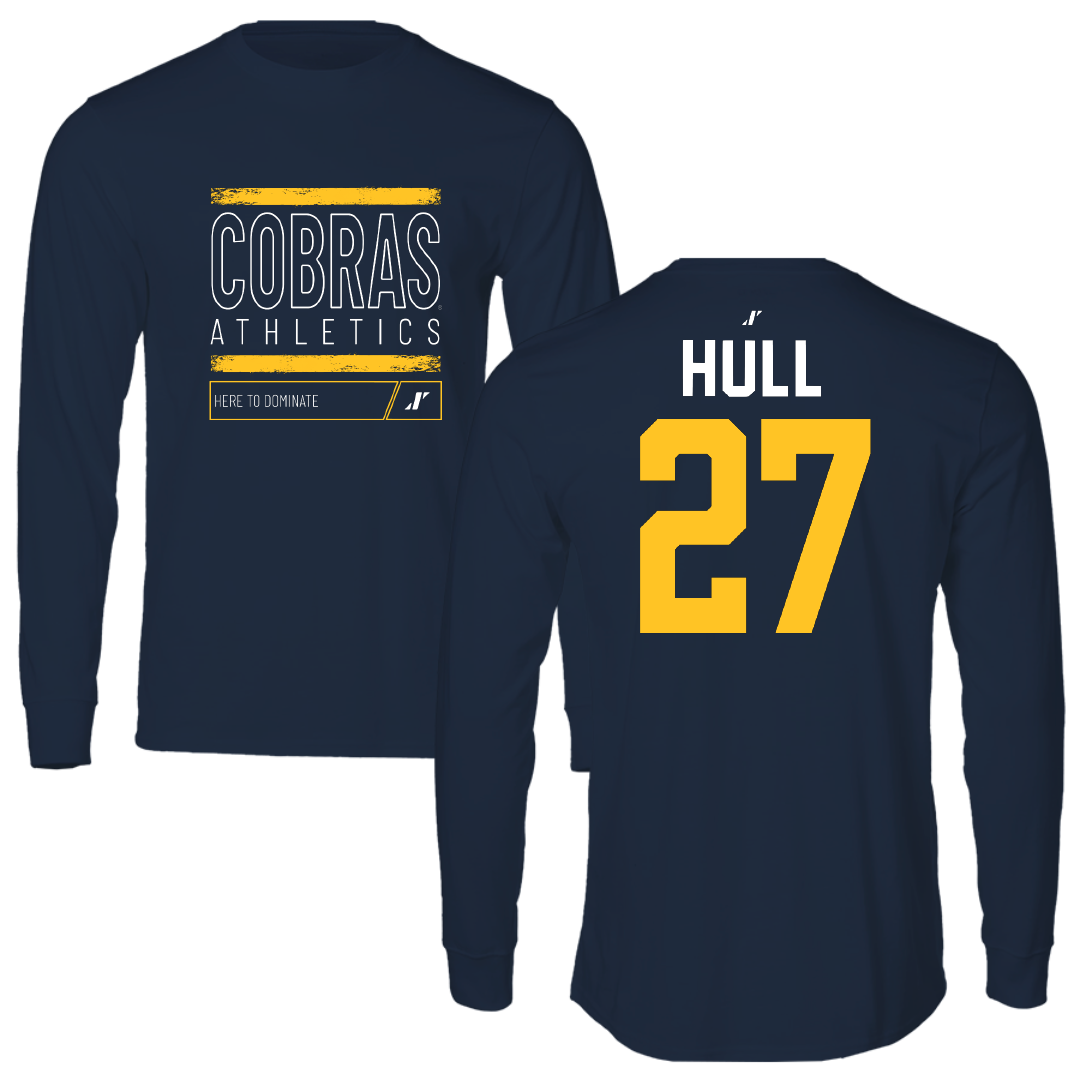 Coker University Acrobatics & Tumbling Navy Dominate Performance Long Sleeve - #27 Madelyn Hull