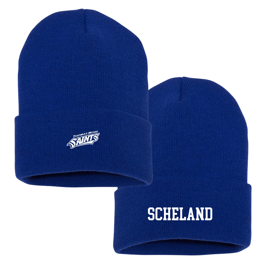 Thomas More University Lacrosse (W) Blue Beanie - #29 Hannah Scheland