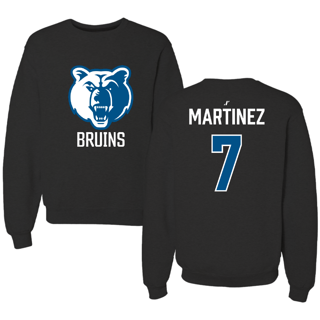 Salt Lake Community College Softball Black Crewneck - #7 Baylee Martinez