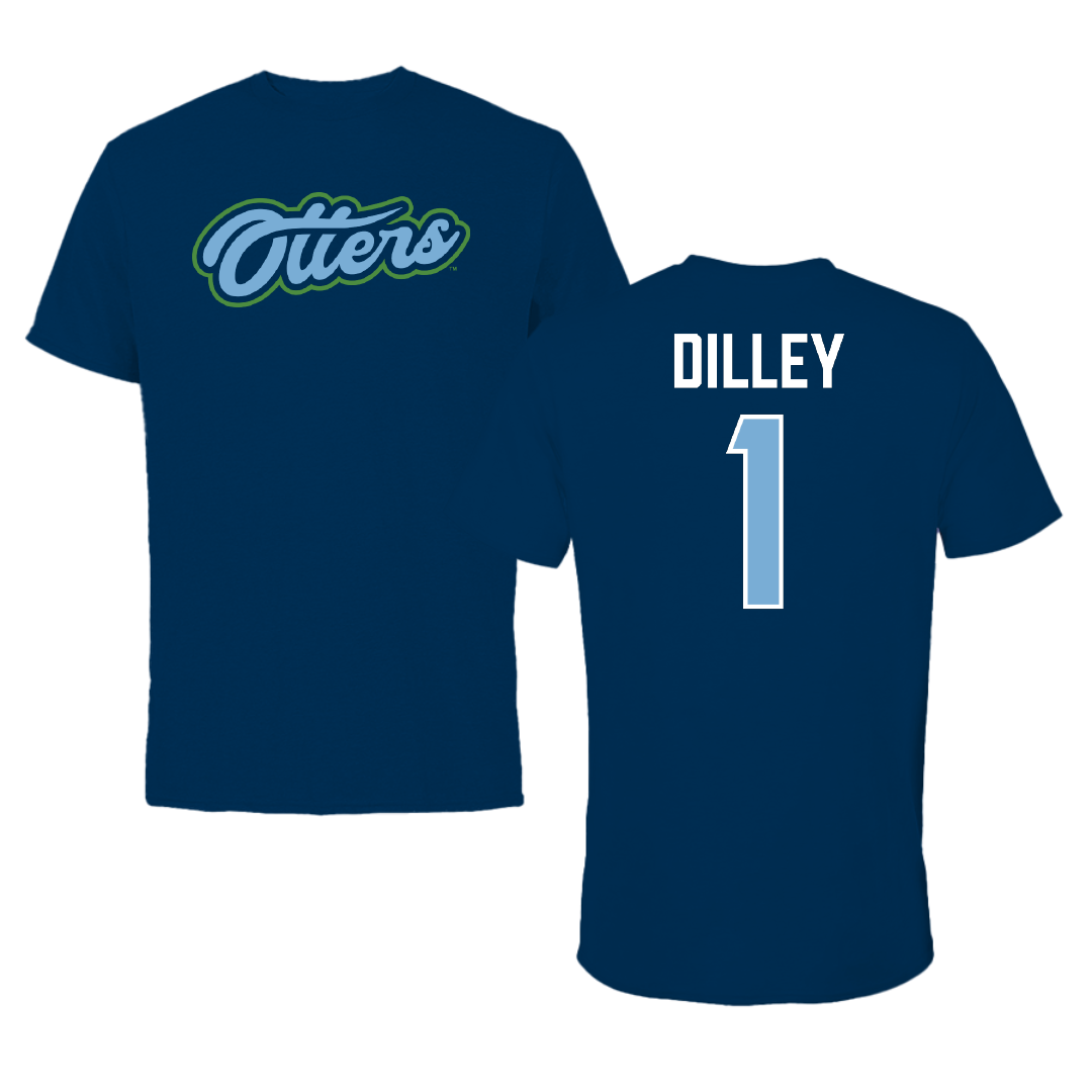Cal State Monterey Bay Volleyball Navy Performance Tee - #1 Mia Dilley