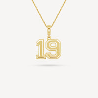 Gold Presidents Pendant and Chain - #19 Kylar Coffman