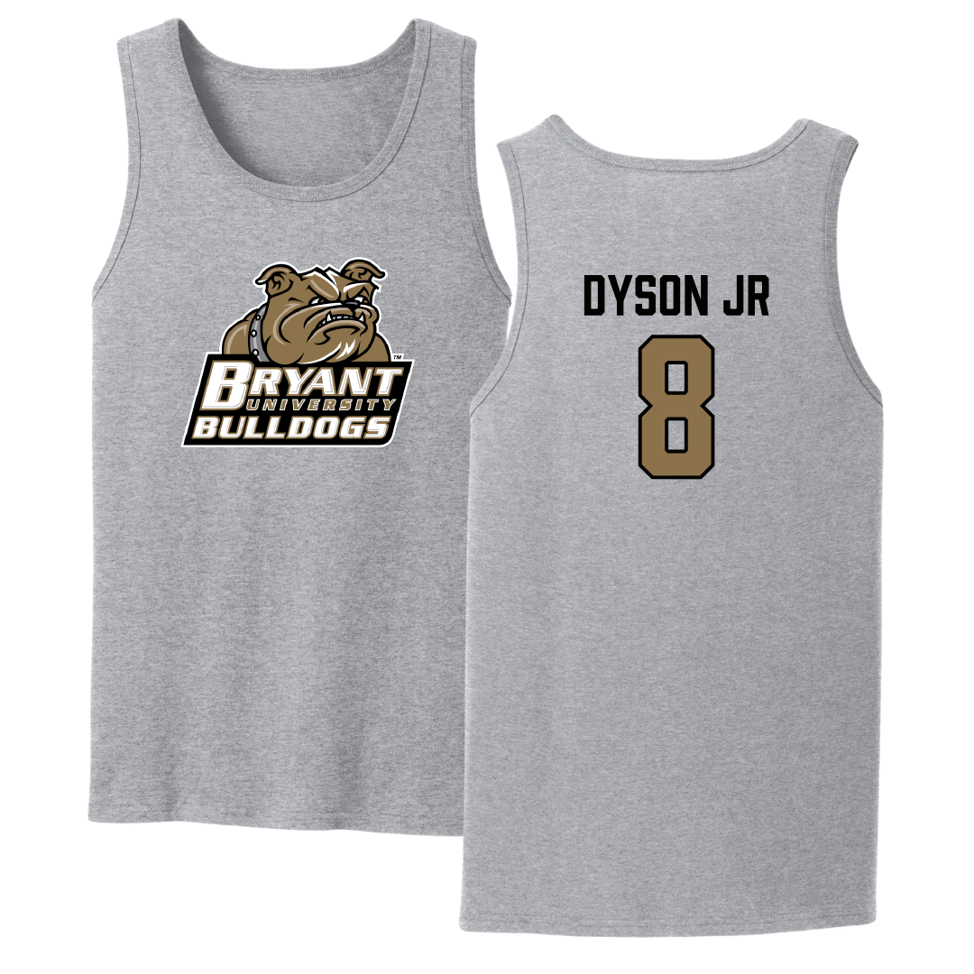 Bryant University Football Sport Gray Tank Top - #8 Kenny Dyson Jr