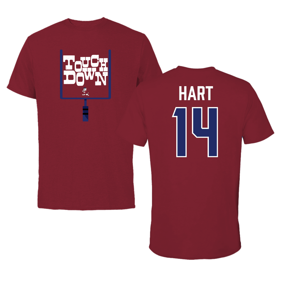 South Carolina State University Football Cardinal Touchdown Tee - #14 JaiQue Hart