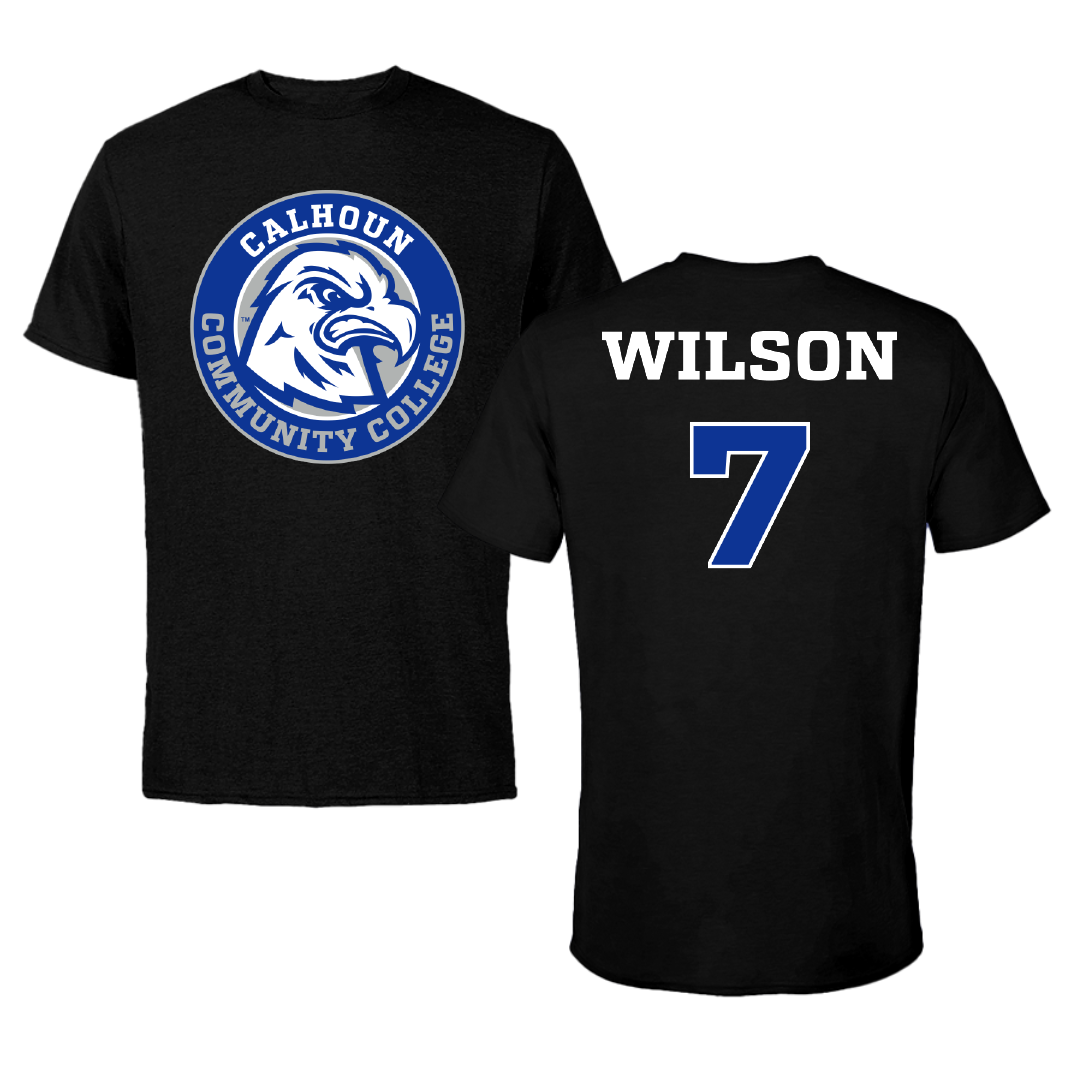 Calhoun Community College Baseball Black Tee - #7 Trent Wilson