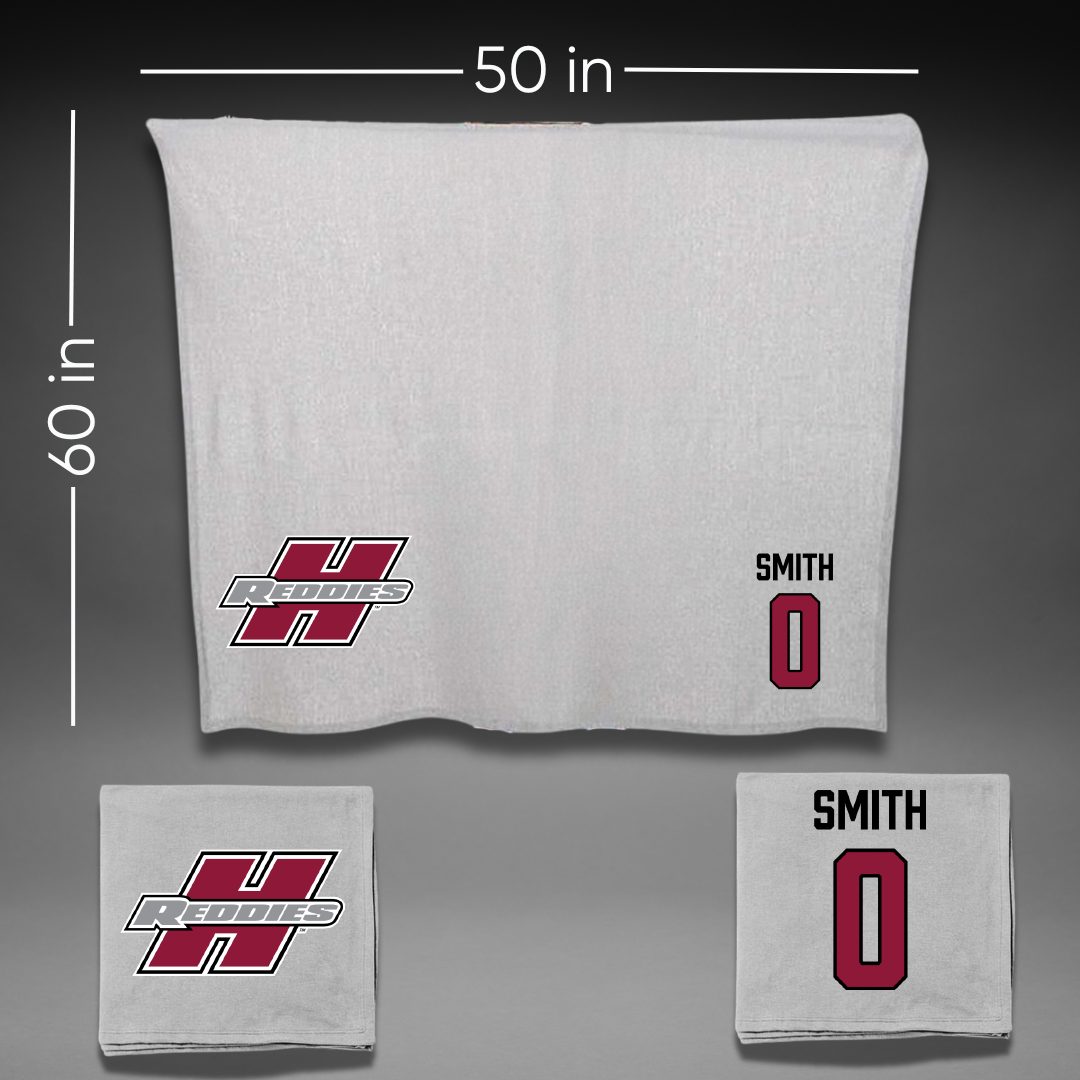 Henderson State University Volleyball Gray Blanket - #0 Melia Smith