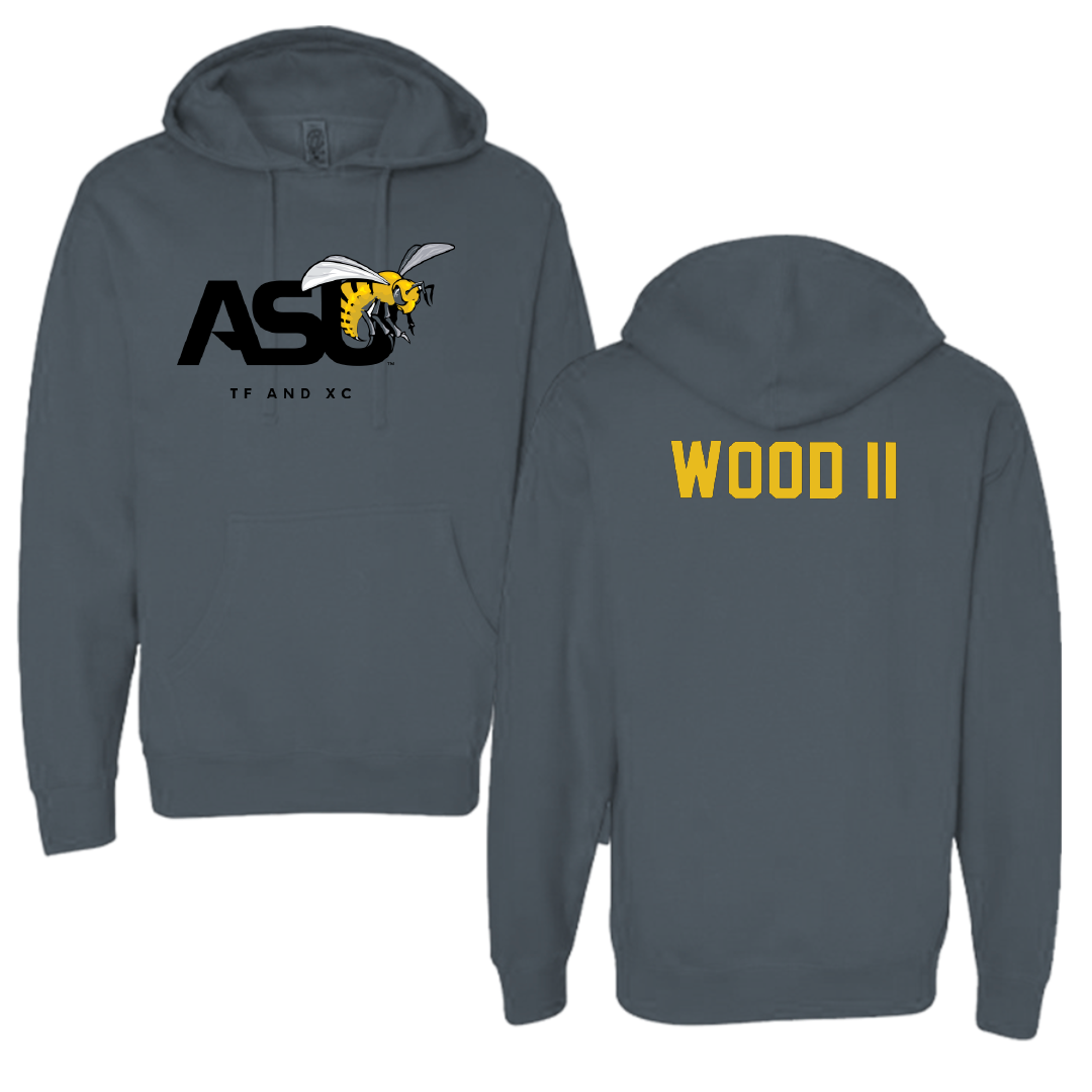 Alabama State University TF and XC Dark Gray Hoodie - Kevin Wood II