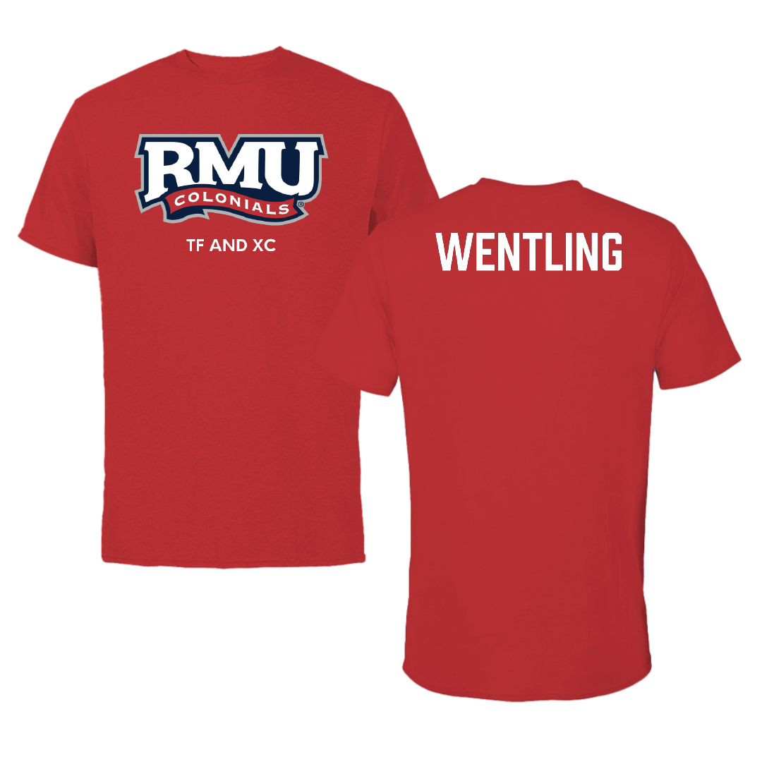 Robert Morris University TF and XC Red Colonials Performance Tee - Nathan Wentling