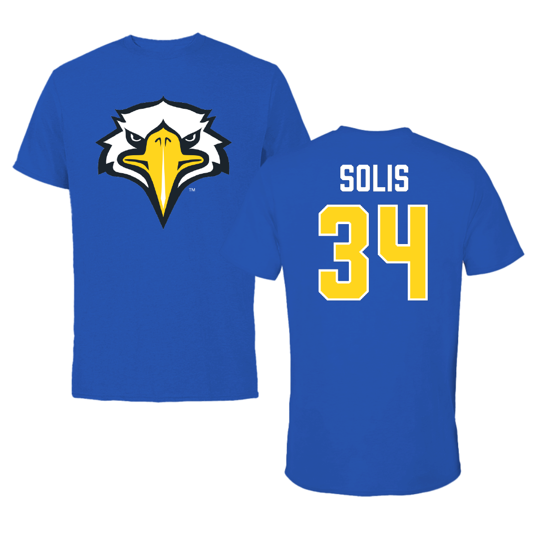 Morehead State University Softball Blue Performance Tee - #34 Emma Solis