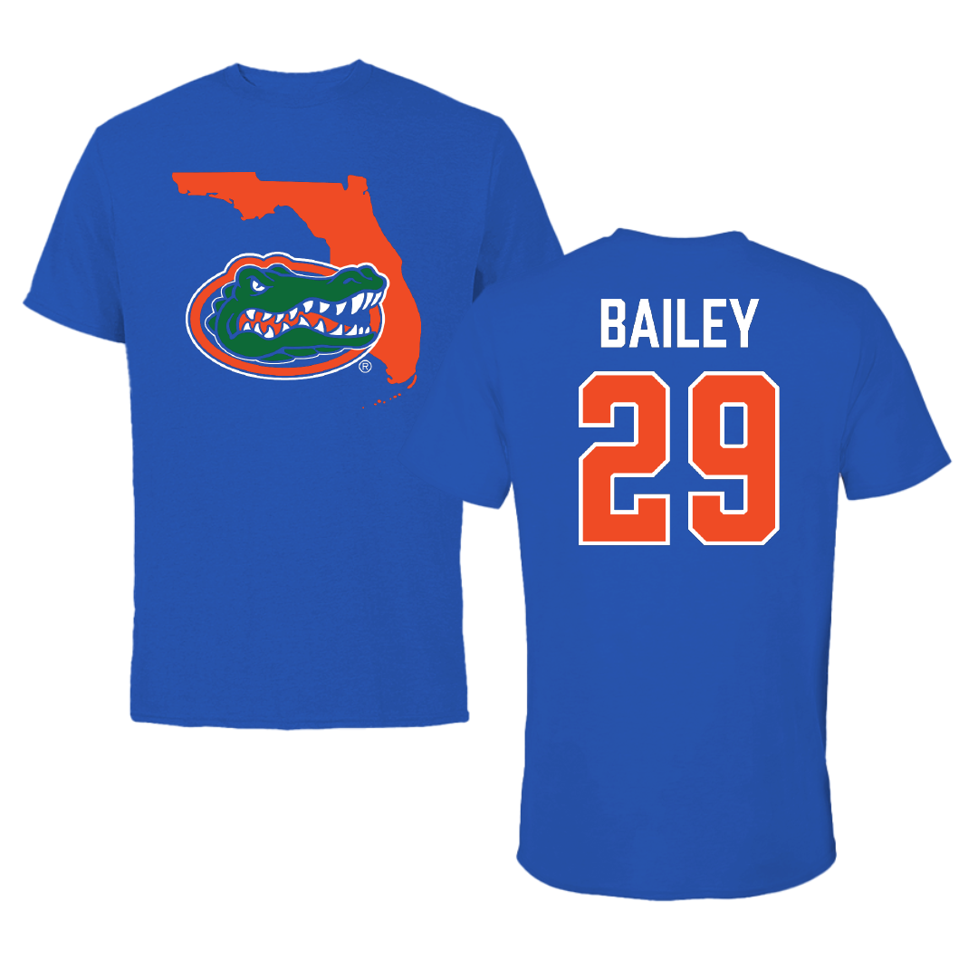 University of Florida Soccer Blue State Tee - #29 Lena Bailey