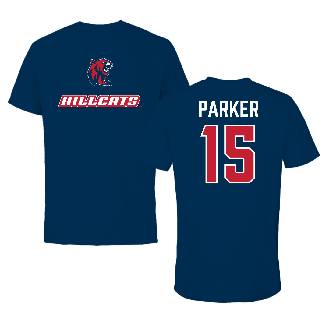 Rogers State University Soccer (M) Navy Tee - #15 Hayden Parker