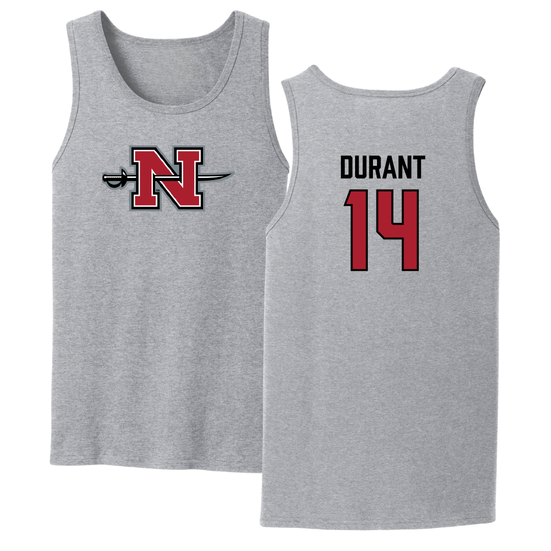 Nicholls State University Beach Volleyball Sport Gray Tank Top - #14 Bethanie Durant
