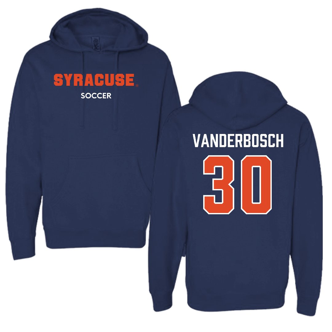 Syracuse University Soccer (W) Navy Hoodie - #30 Shea Vanderbosch