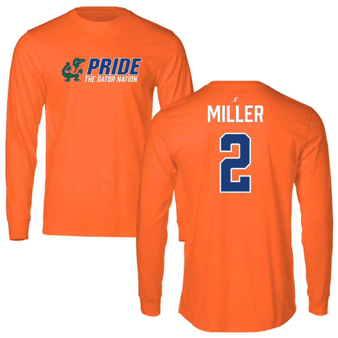 University of Florida Baseball Orange General Long Sleeve - #2 Sam Miller