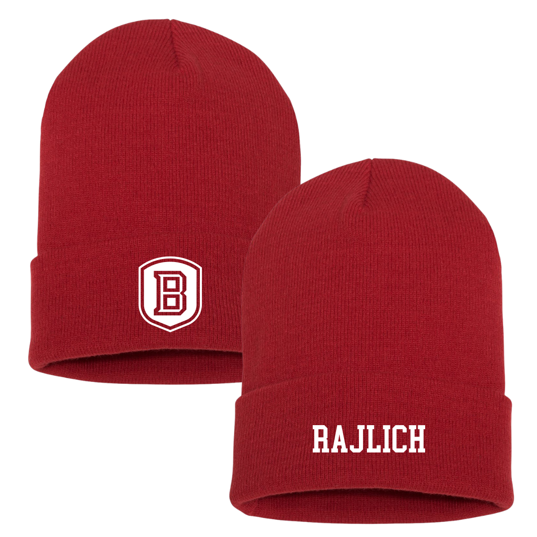 Bradley University TF and XC Red Beanie - Hope Rajlich