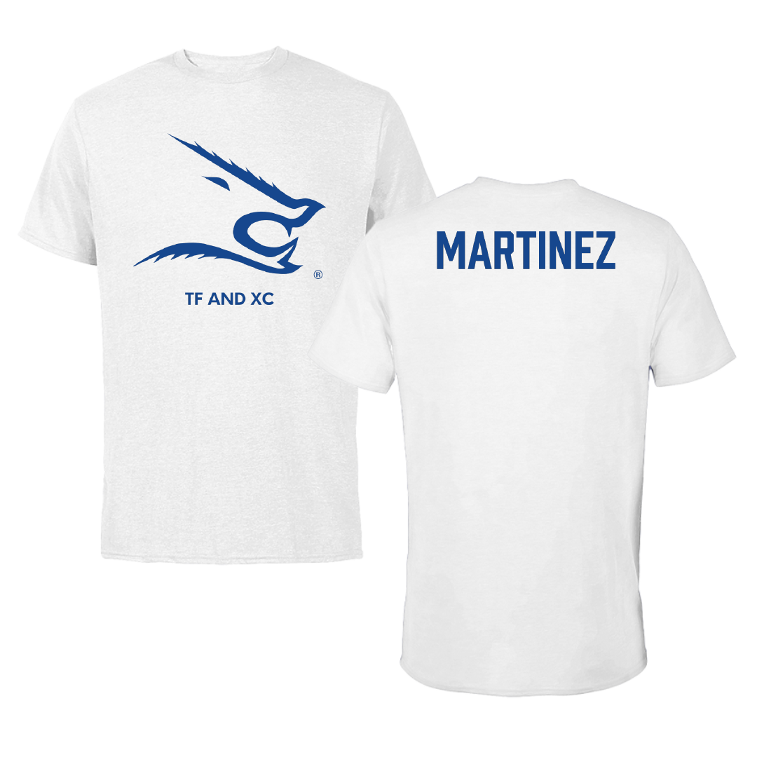 Texas A&M University-Kingsville TF and XC White Performance Tee - Anthony Martinez