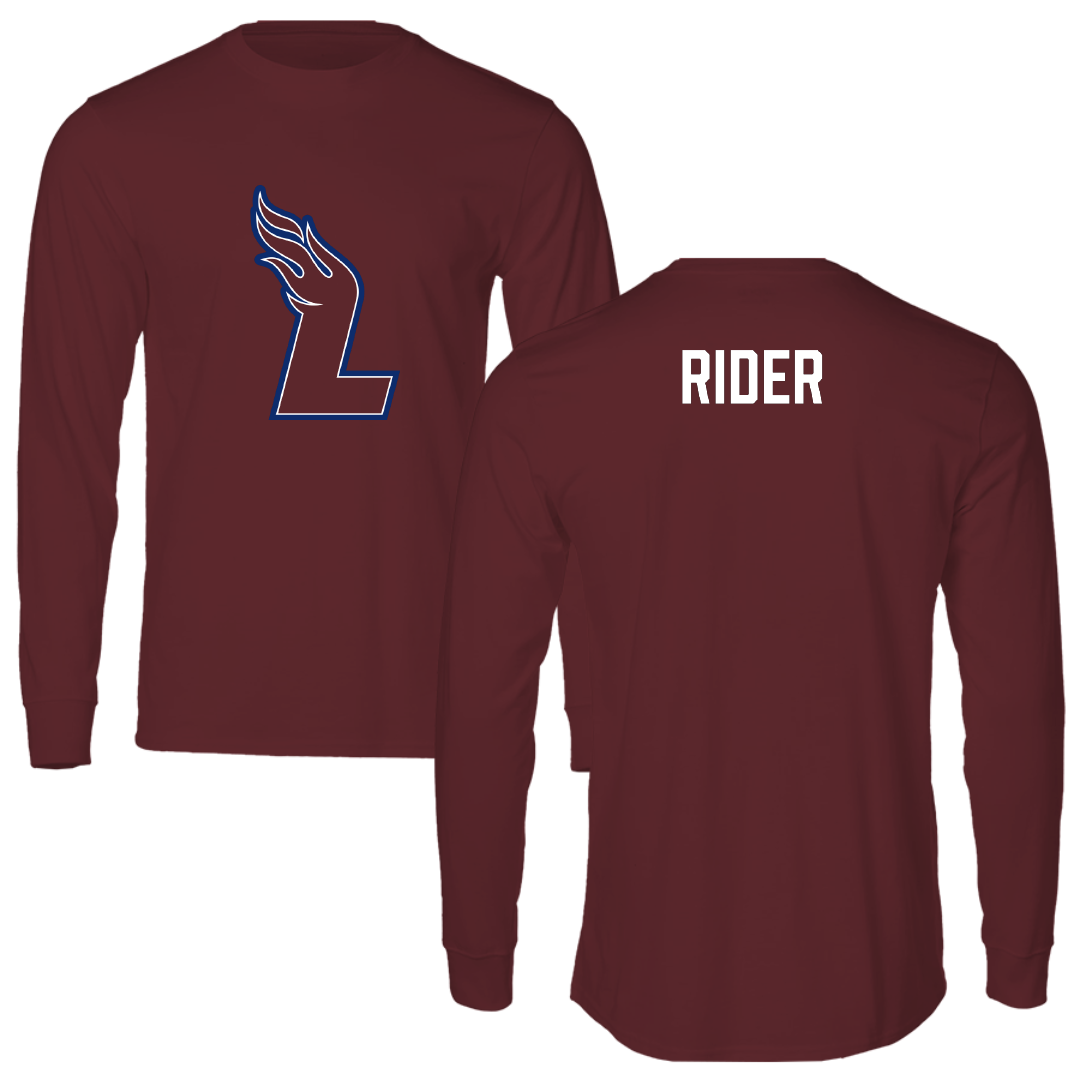Lee University Cheer Maroon Long Sleeve - Brooke Rider
