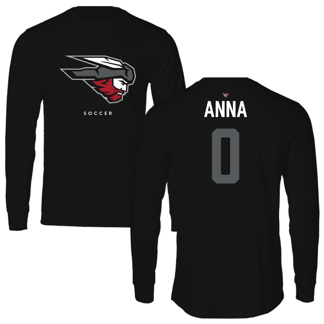 Western Colorado University Soccer Black Performance Long Sleeve - #0 Teagan Anna
