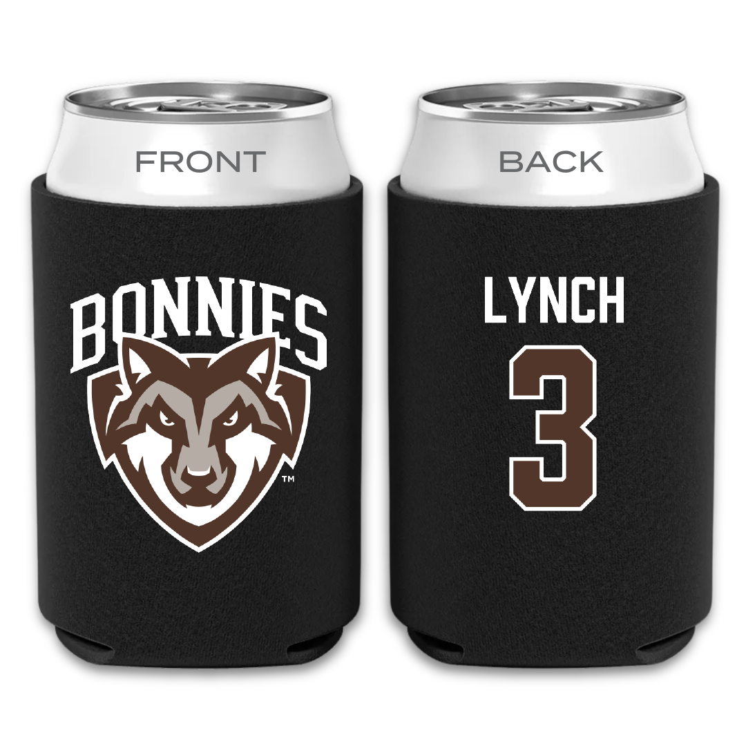 St. Bonaventure University Rugby Black Can Cooler - #3 Aidan Lynch
