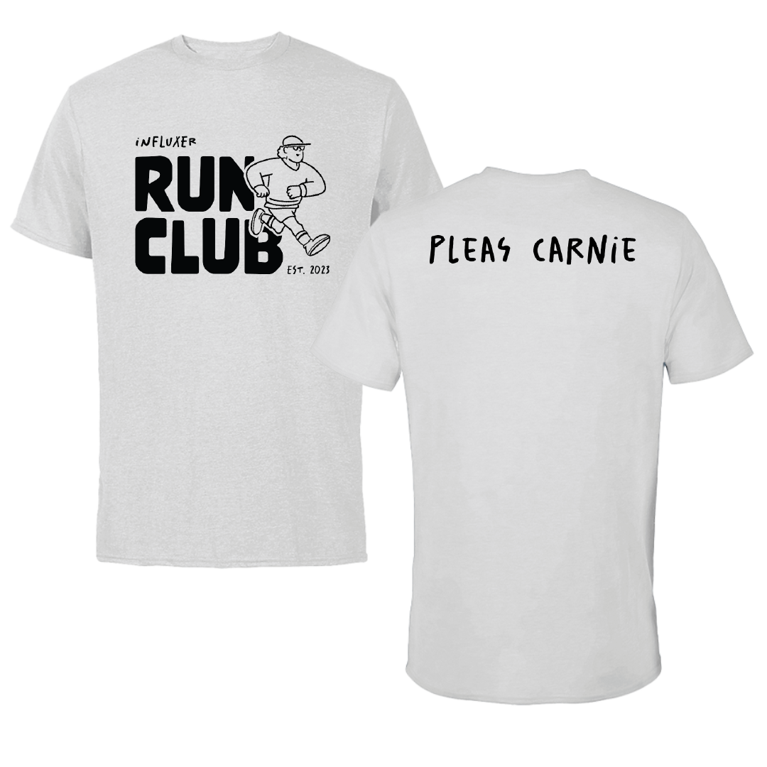 University of Arkansas-Pine Bluff TF and XC Light Gray Influxer Run Club Performance Tee - Akili Pleas-Carnie