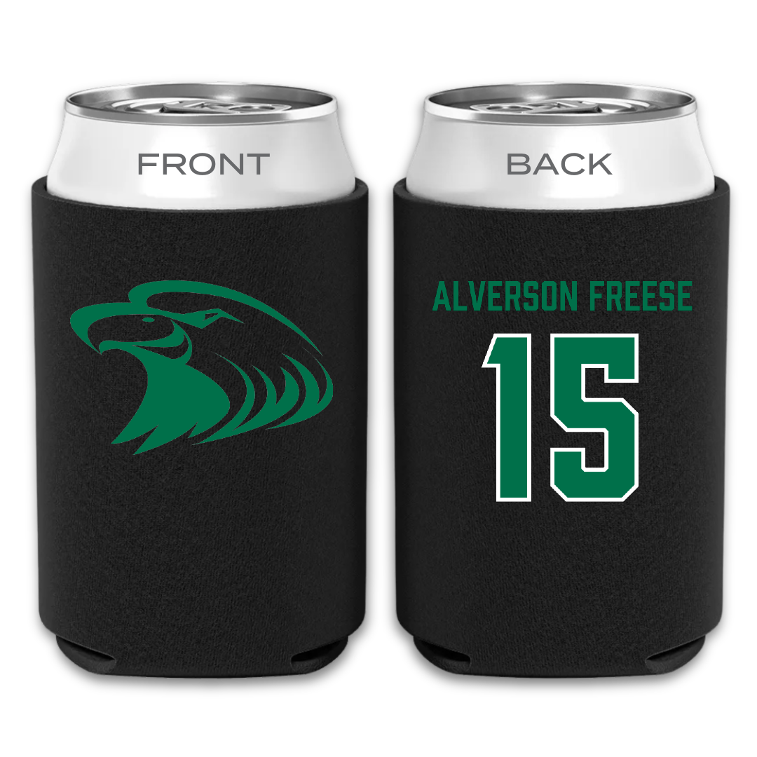 Central Methodist University Volleyball Black Can Cooler - #15 Jessica Alverson Freese