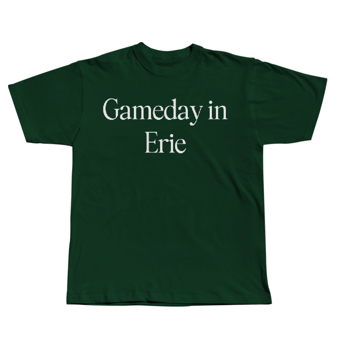 Mercyhurst University Basketball (M) Forest Green Gameday Tee - #3 Cameron Johnson