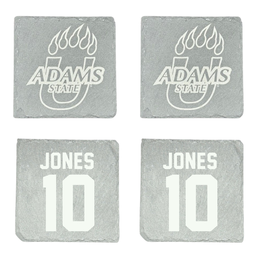 Adams State University Football Stone Coaster (4 Pack)  - #10 Hayden Jones