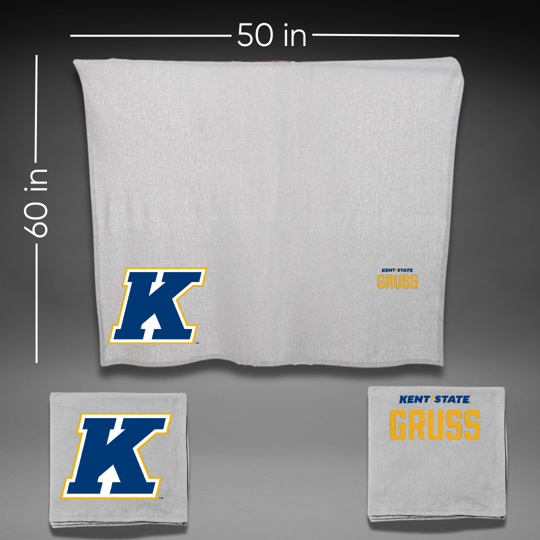 Kent State University TF and XC Gray Blanket - Ryan Gruss