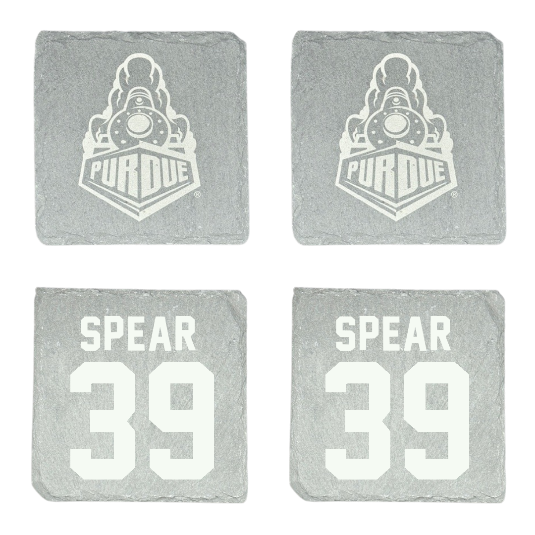 Purdue University Football Stone Coaster (4 Pack)  - #39 Luke Spear