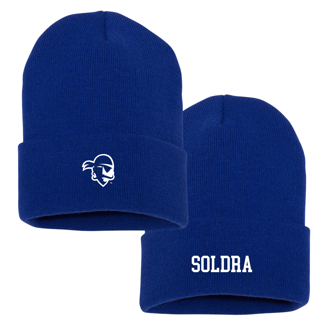 Seton Hall University Baseball Blue Beanie - #29 AJ Soldra