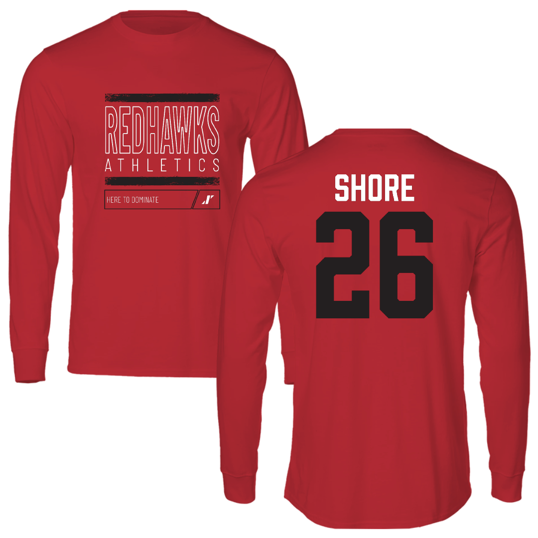 Southeast Missouri State University Softball Red Dominate Performance Long Sleeve - #26 Aubrie Shore