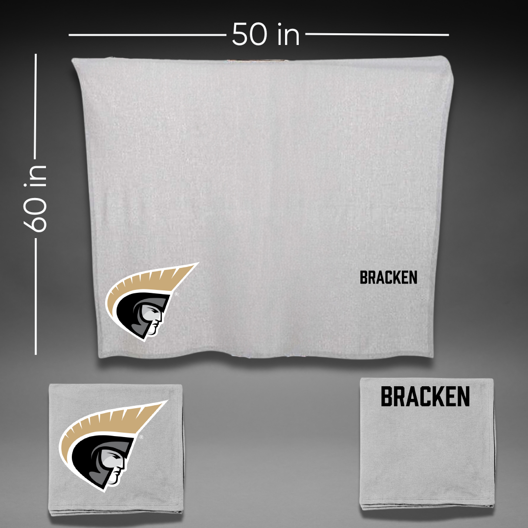 Anderson University (South Carolina) Cheer Gray Blanket - Marla Bracken