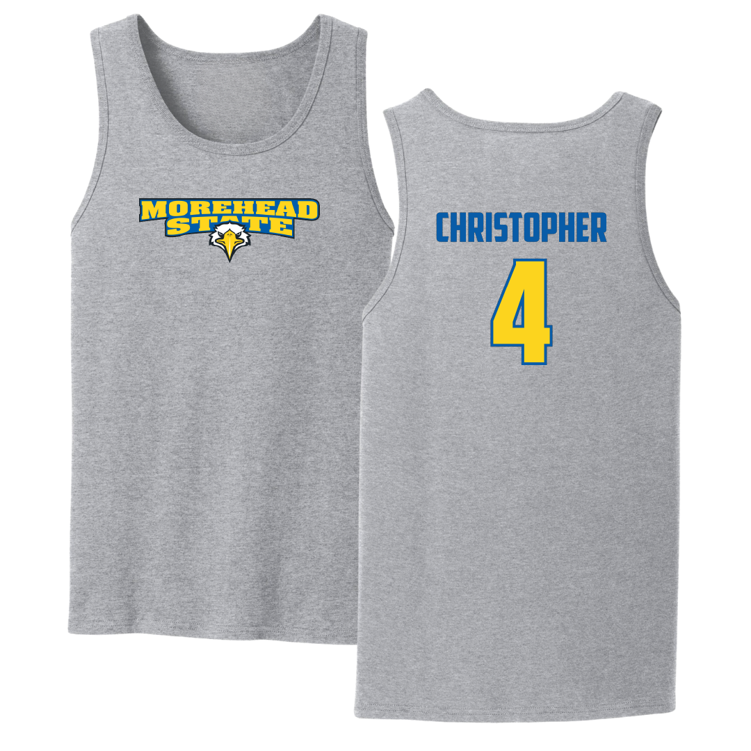 Morehead State University Softball Sport Gray Tank Top - #4 Maddy Christopher