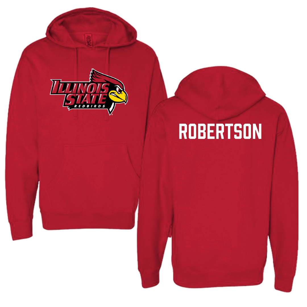 Illinois State University Track and Field Red Hoodie - Sienna Robertson