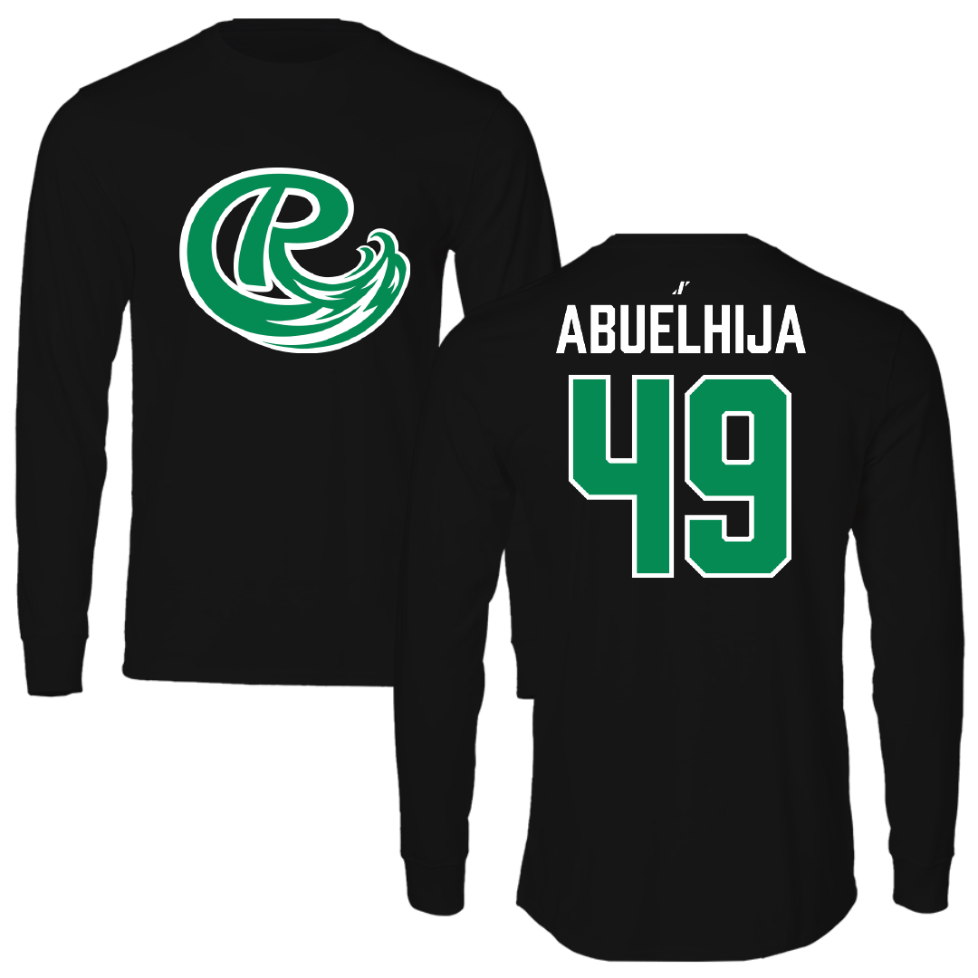Roosevelt University Baseball Black Long Sleeve - #49 Omar Abuelhija