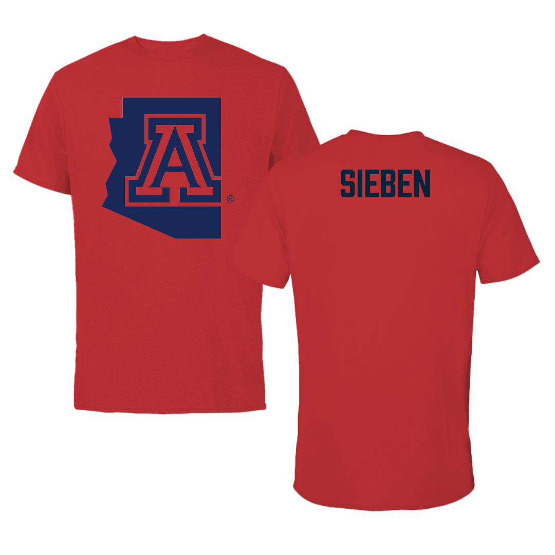 University of Arizona TF and XC Red State Tee - Skylar Sieben