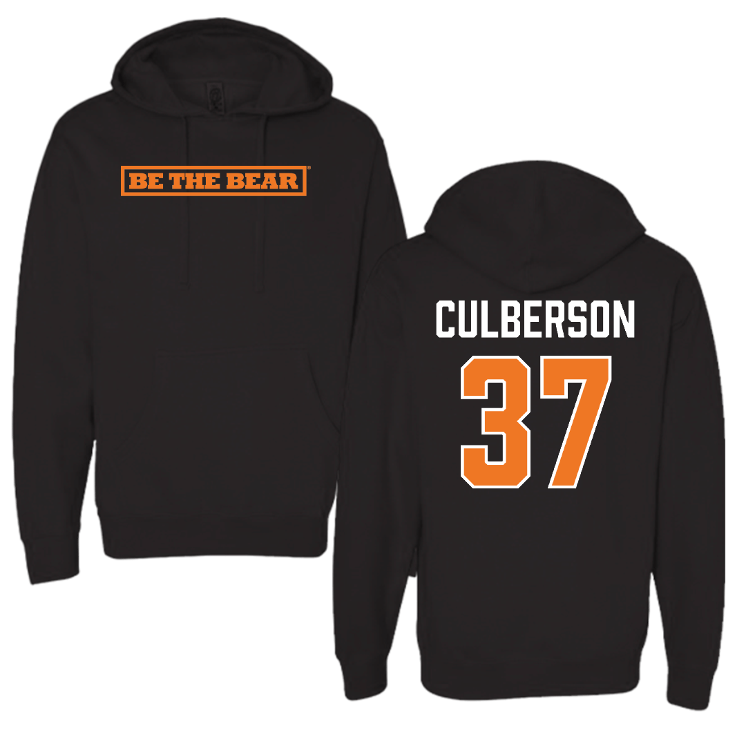 Mercer University Baseball Black Hoodie - #37 Cooper Culberson