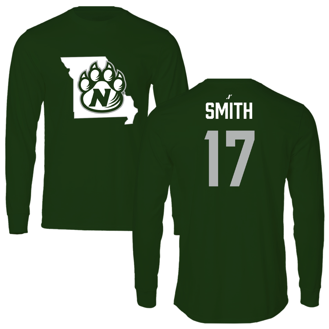 Northwest Missouri State University Volleyball Forest Green State Long Sleeve - #17 Jada Smith