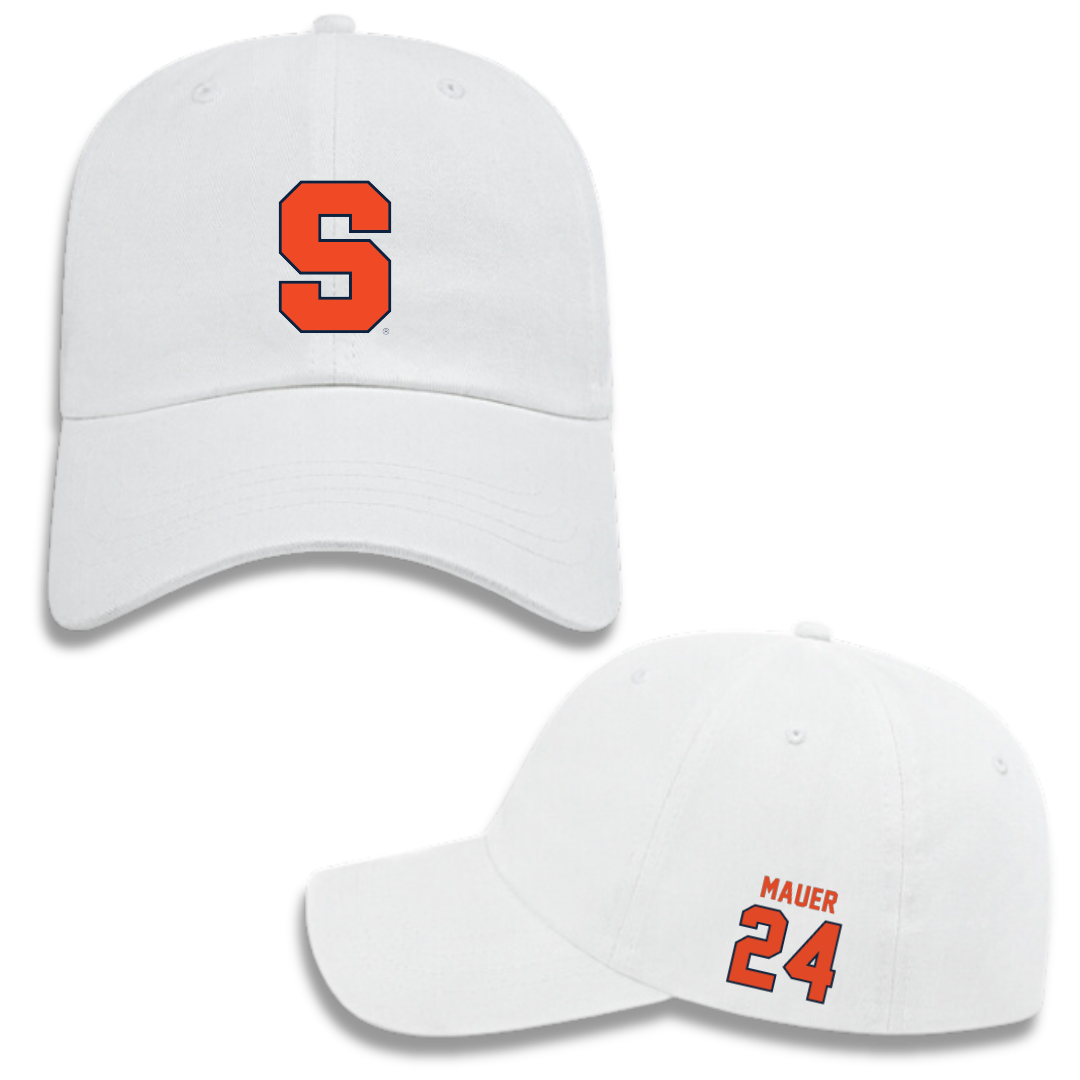 Syracuse University Field Hockey (W) White Hat - #24 Carla Mauer