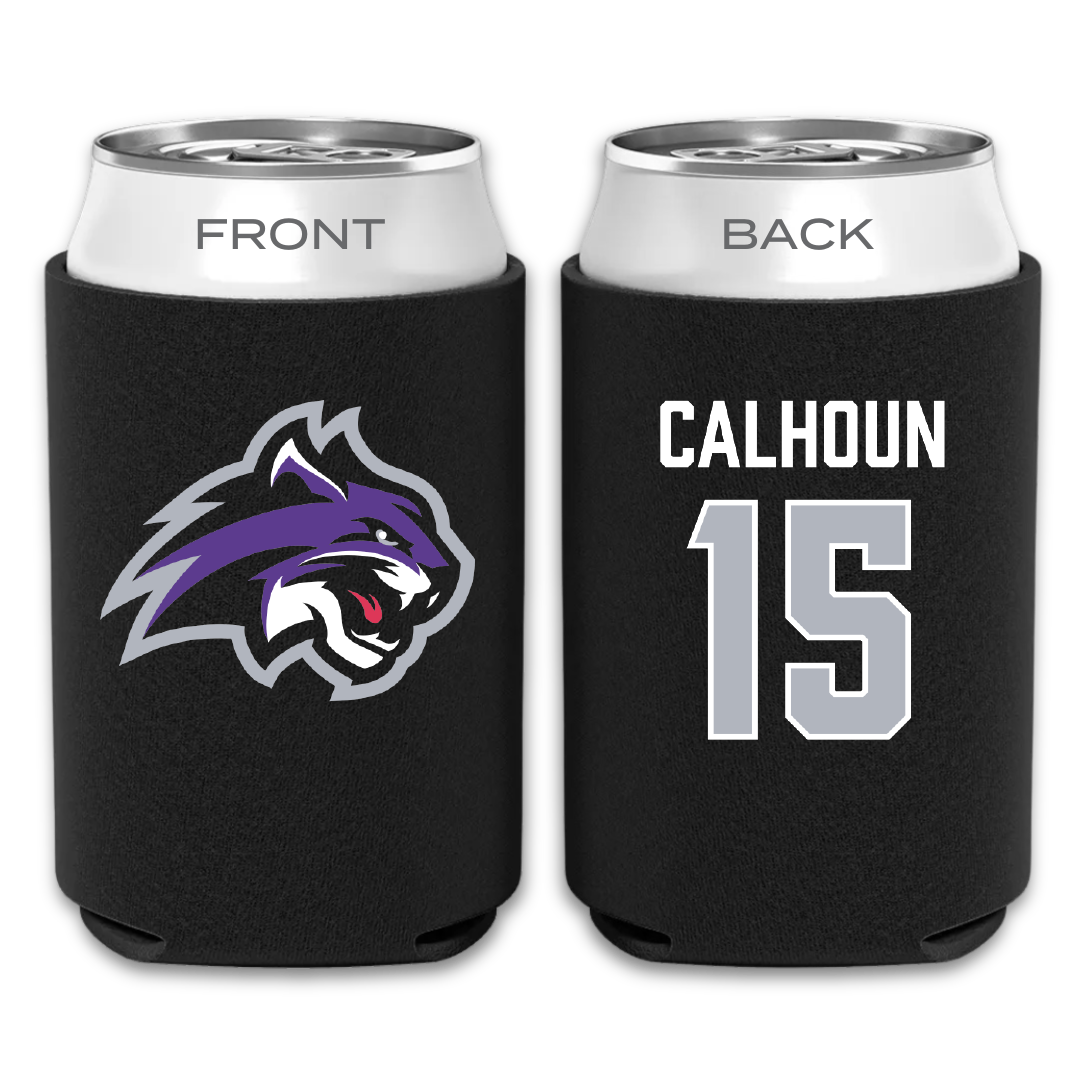 Wiley University Softball Black Can Cooler - #15 Sariya Calhoun
