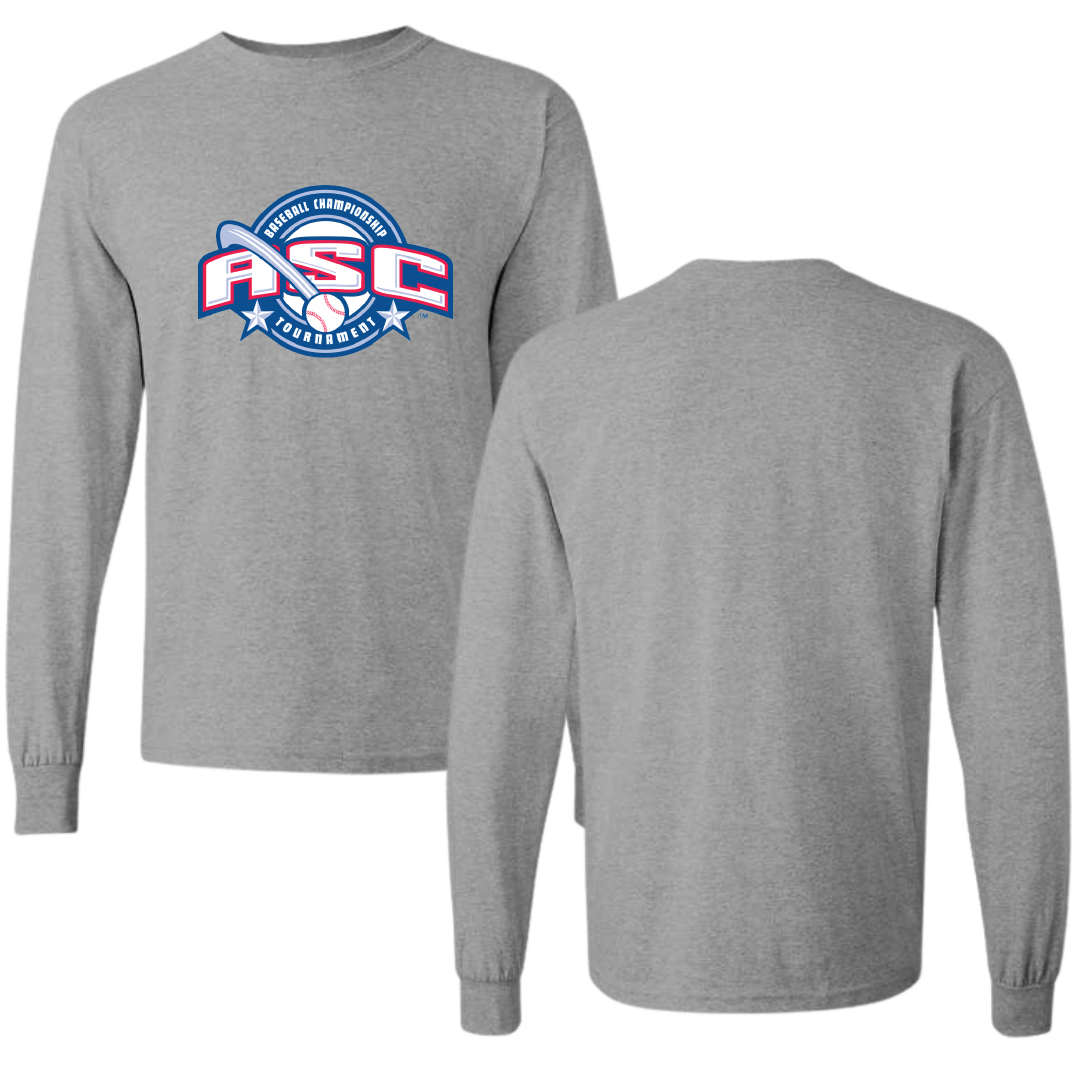 American Southwest Conference Baseball Sport Gray Championship Long Sleeve - ASC Baseball