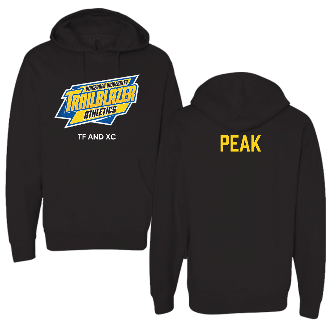 Vincennes University TF and XC Black Hoodie - Bryce Peak