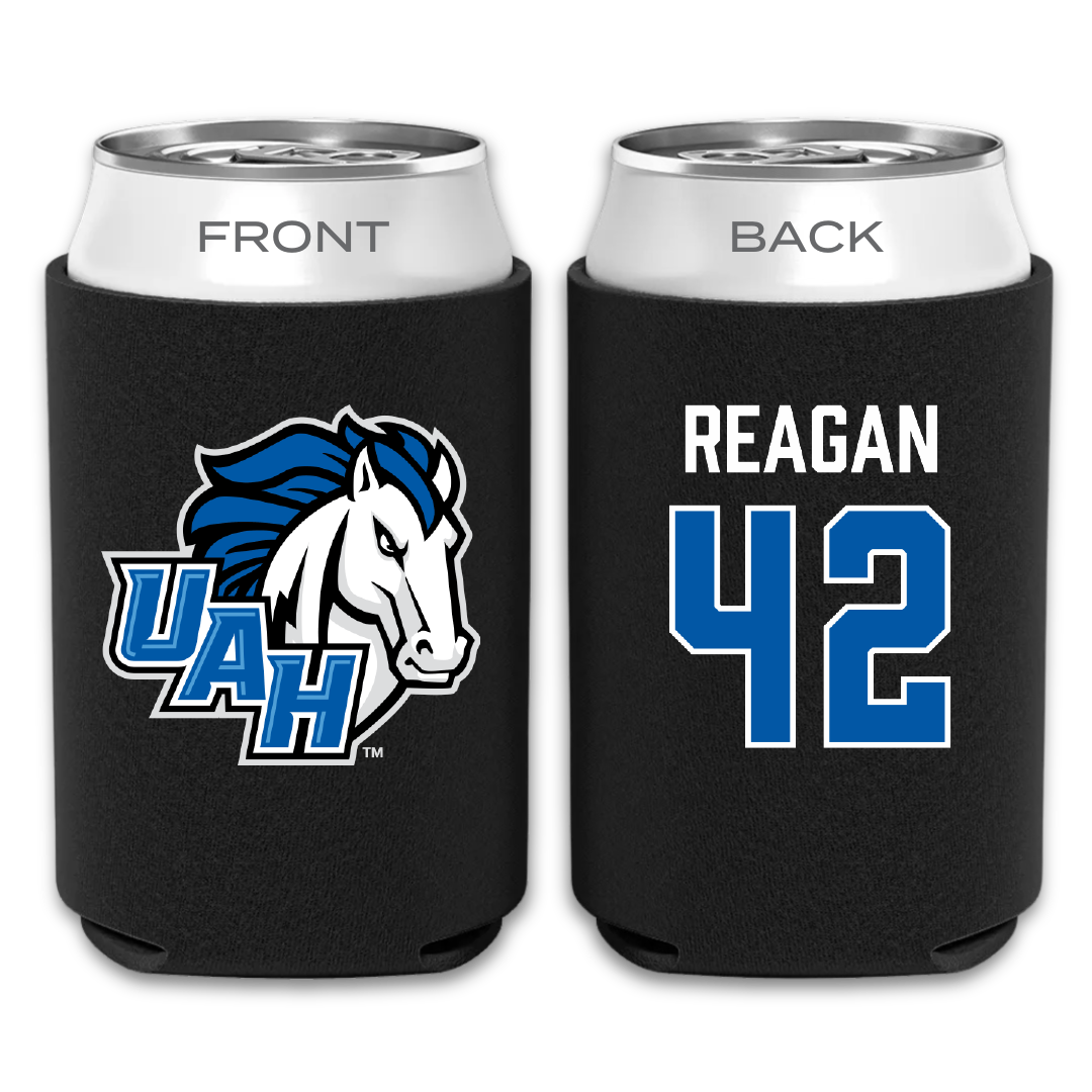 Huntsville Baseball Black Can Cooler - #42 Ian Reagan