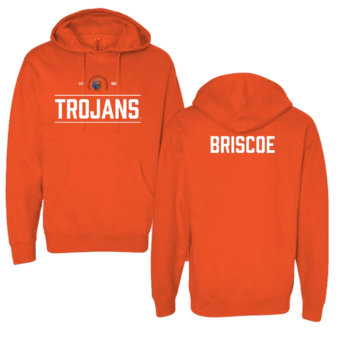 Virginia State University TF and XC Orange General Hoodie - Joseph Briscoe