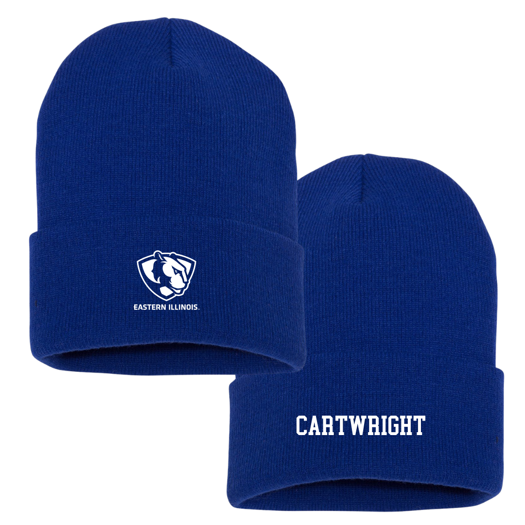 Eastern Illinois University Baseball Blue Beanie - #27 Eli Cartwright