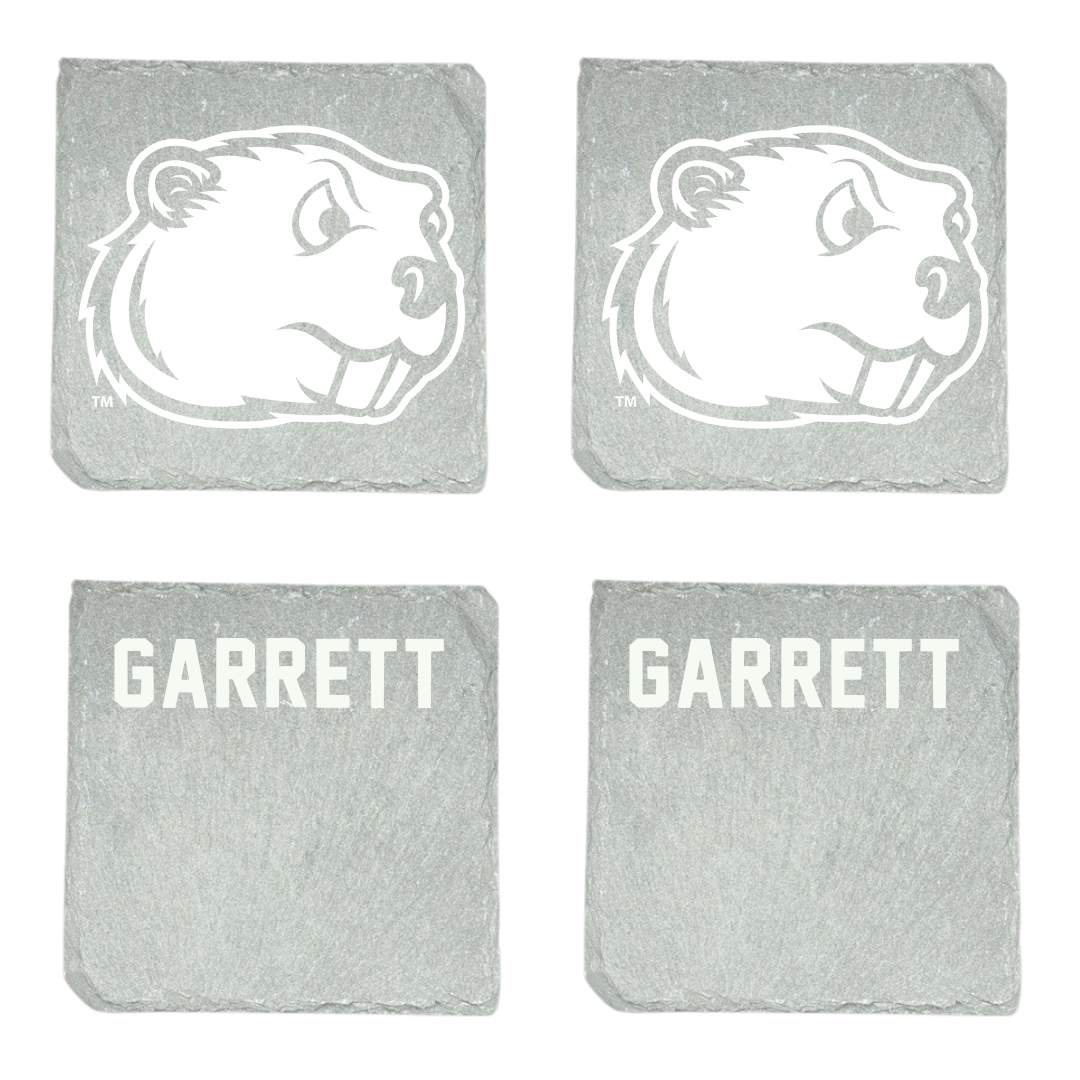 Minot State University Wrestling (W) Stone Coaster (4 Pack)  - Lillian Garrett