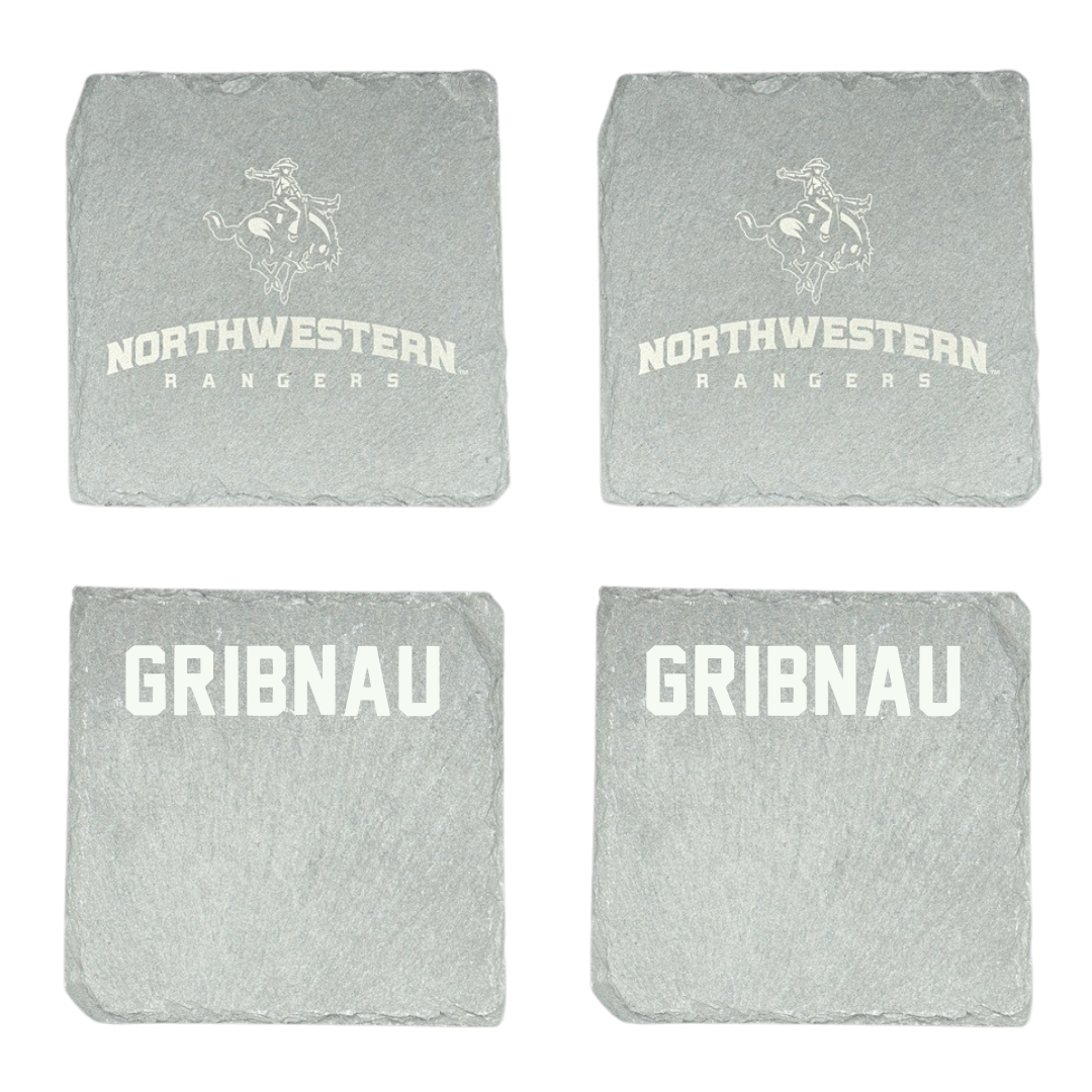 Northwestern Oklahoma State University Football Stone Coaster (4 Pack)  - Conlan Gribnau