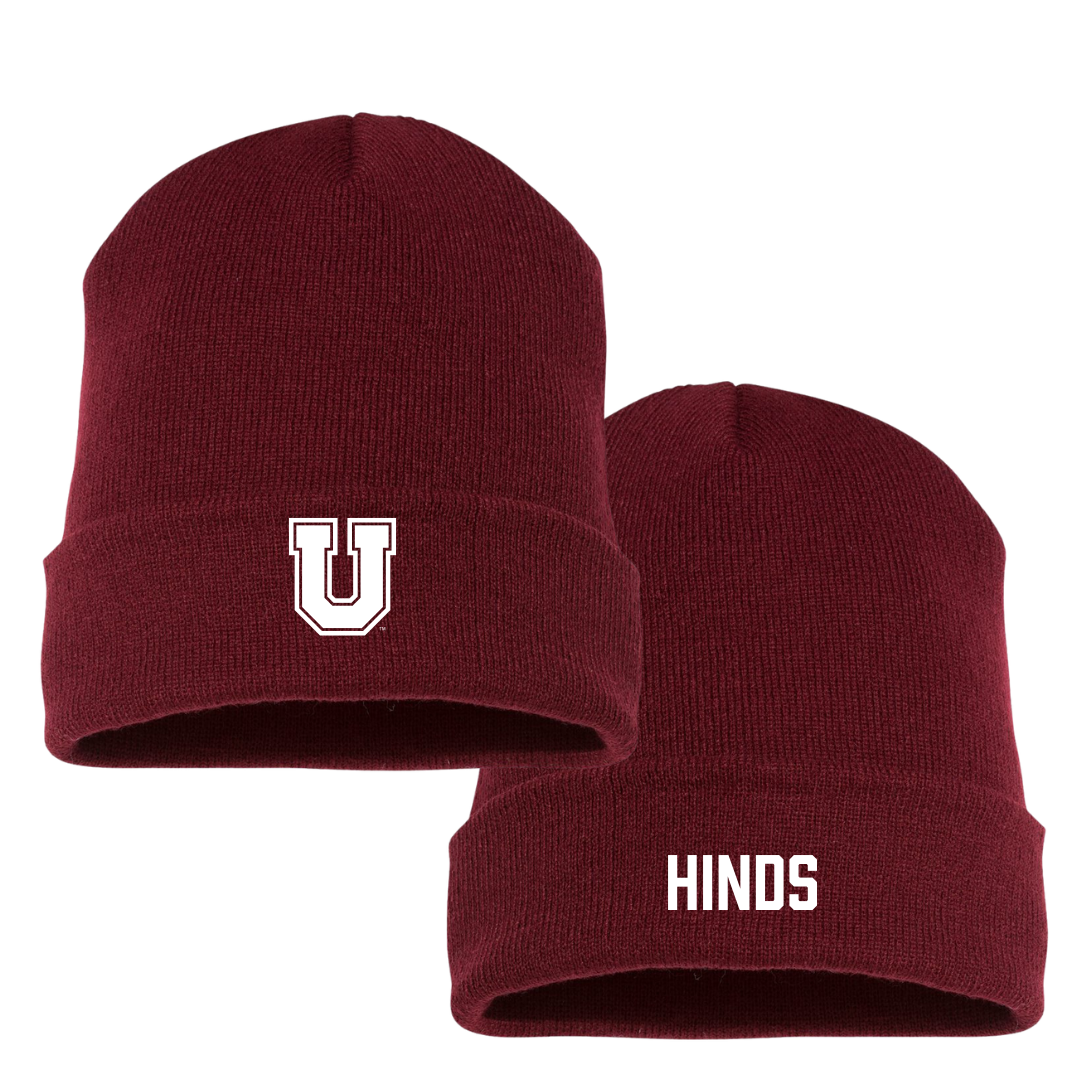 Union College Football Maroon Beanie - #2 Dwayne Hinds