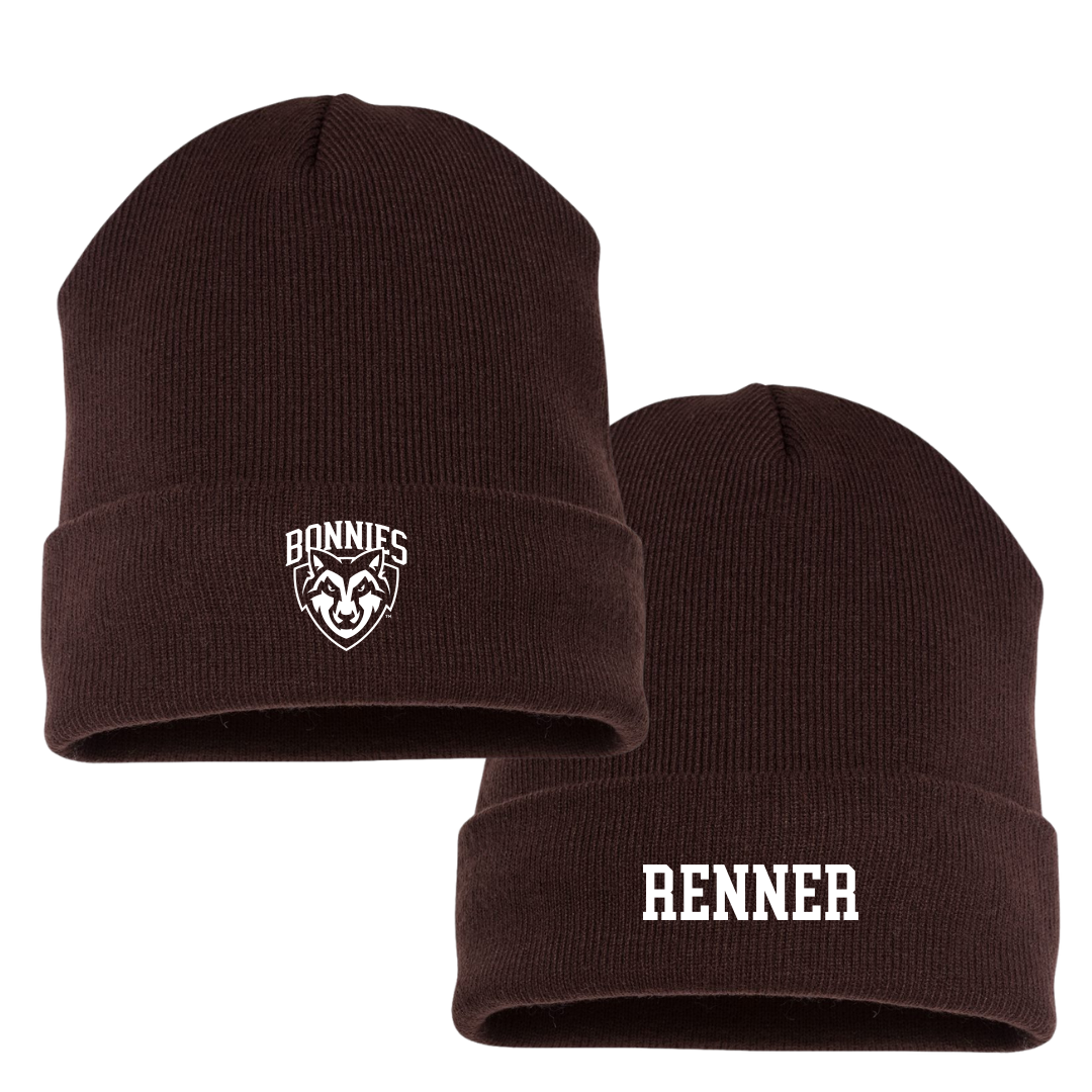 St. Bonaventure University TF and XC Brown Beanie - Kevin Renner