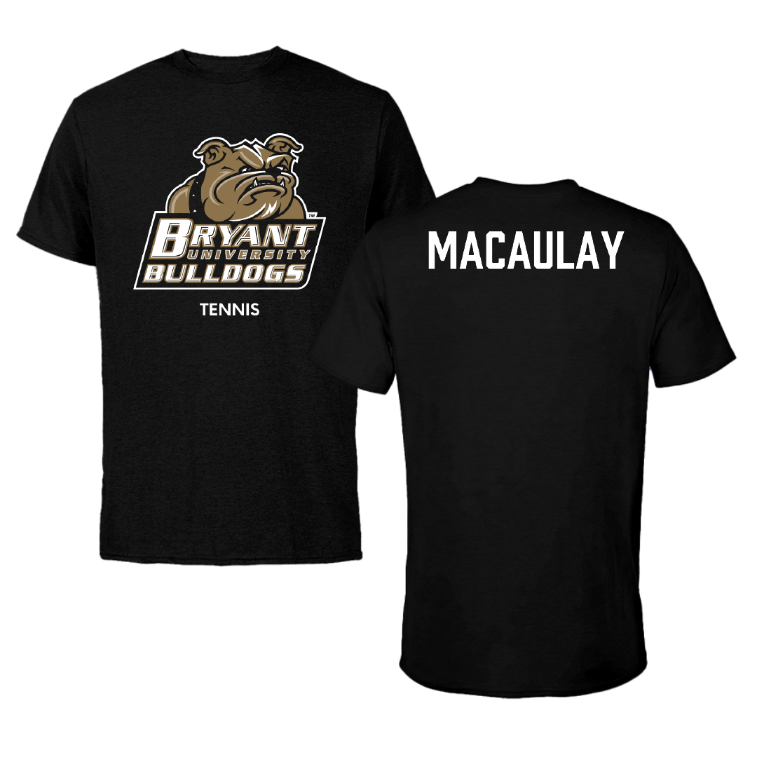 Bryant University Tennis (M) Black Tee - Marcus Macaulay