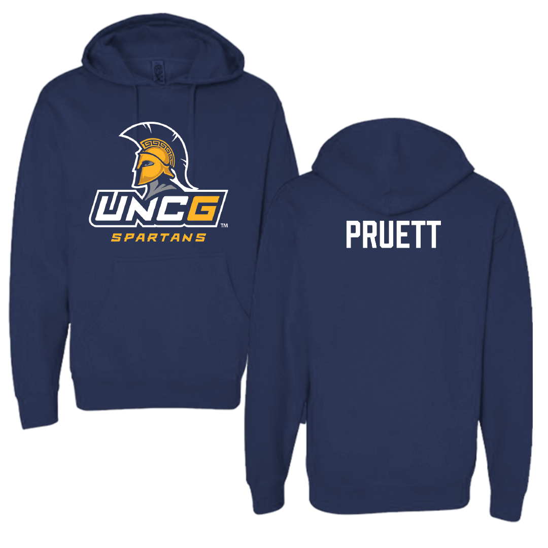 UNC Greensboro Band Navy Hoodie - Aaron Pruett